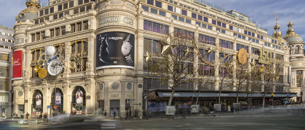 Longines s'affiche sur le Printemps