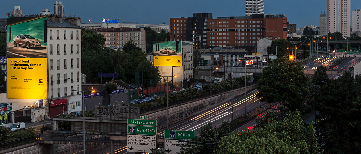 SEAT prend la route de l'A1 en s'affichant sur les 4 Wilson