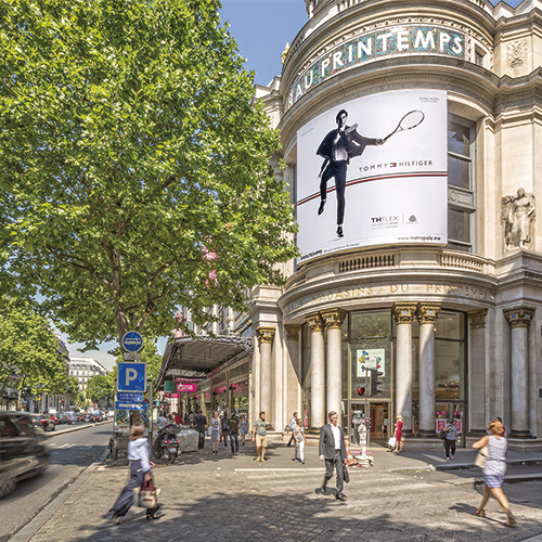 Rafael Nadal pour Tommy Hilfiger sur le Printemps Haussmann